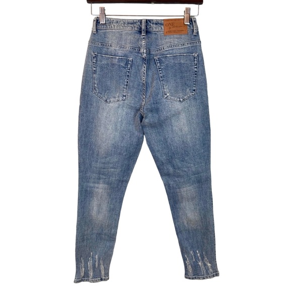 One Teaspoon Distressed Freebird II Skinny Jeans 25 - Picture 3 of 11